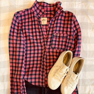 Pink & Blue Flannel